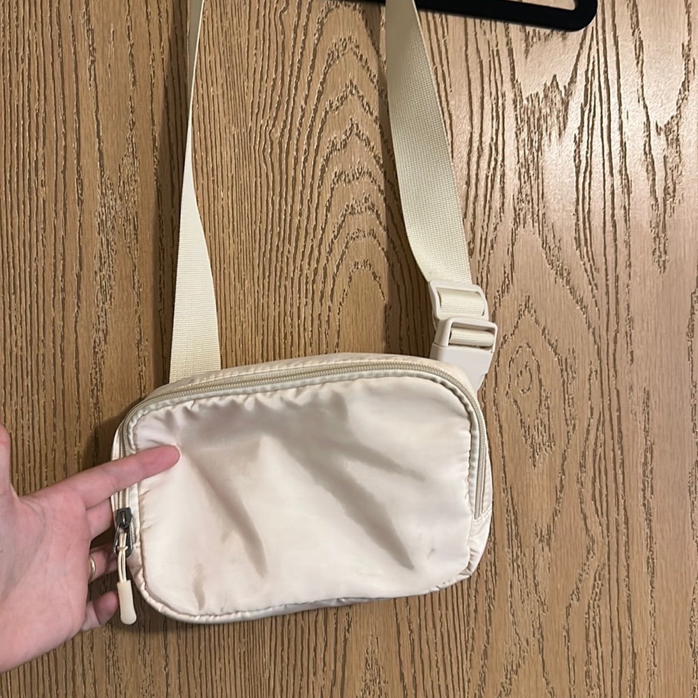 Cream Belt Bag
